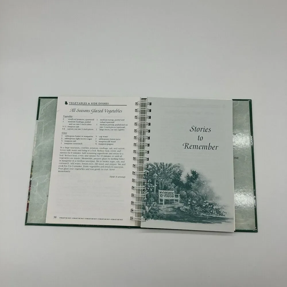 Forget Me Not Cookbook From Hospice Care Greensboro NC‎ Memories/ Comfort Food